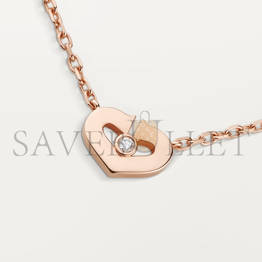 Ca*t*er heart shaped necklace b3040400